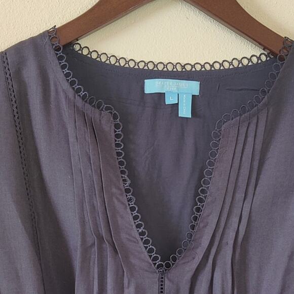 Draper James Navy Mini Dress - Picture 6 of 9